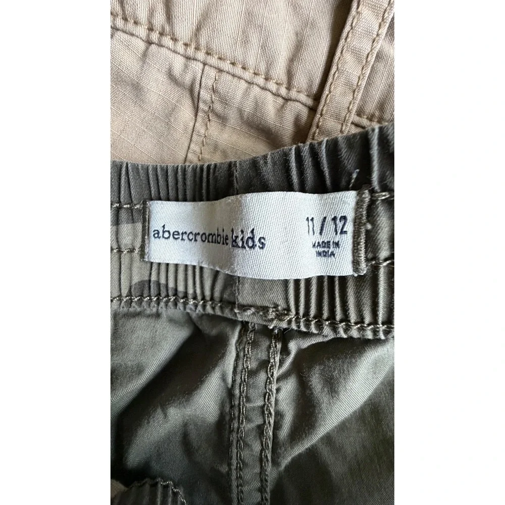 Abercrombie Kids Shorts Set Boys 11/12 Blue YPB Active Camo Cargo Excellent 2pk